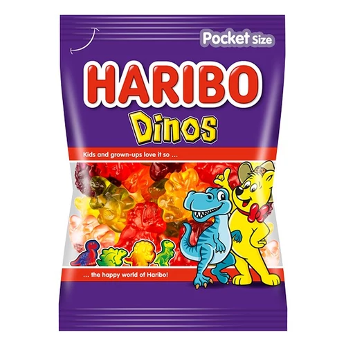 Gumicukor HARIBO Dino 100g